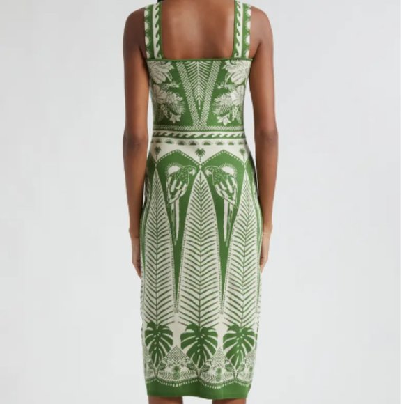 FARM RIO MCCAW JACQUARD SWEATER DRESS sz XXS - Picture 2 of 5